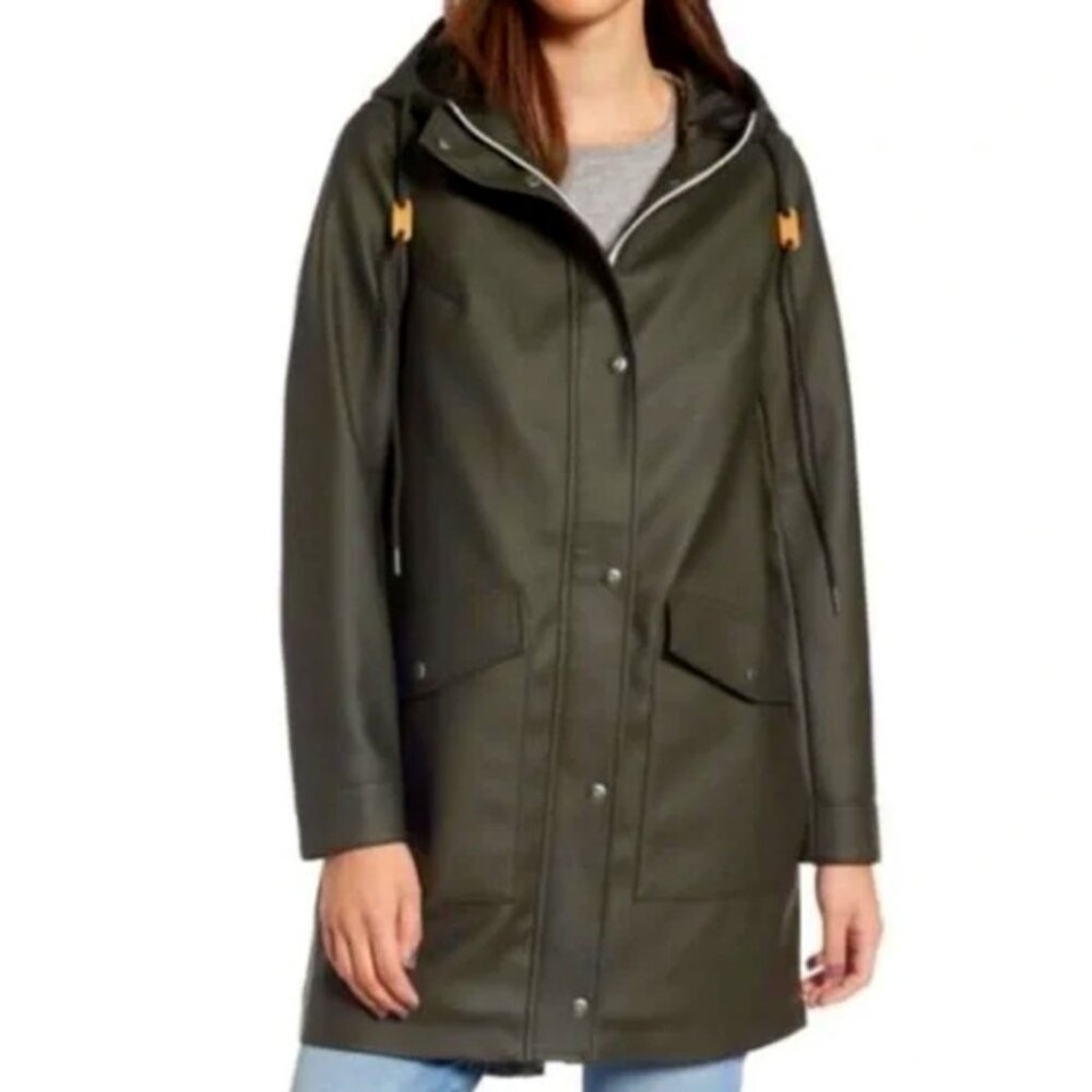 Levi Strauss & Co Rain Coat Olive Green